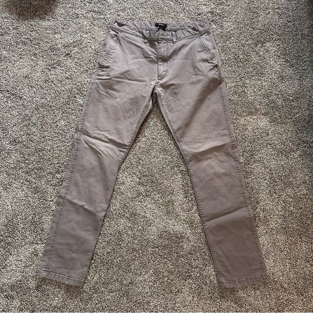 RVCA Mens Pants Gray Size 32